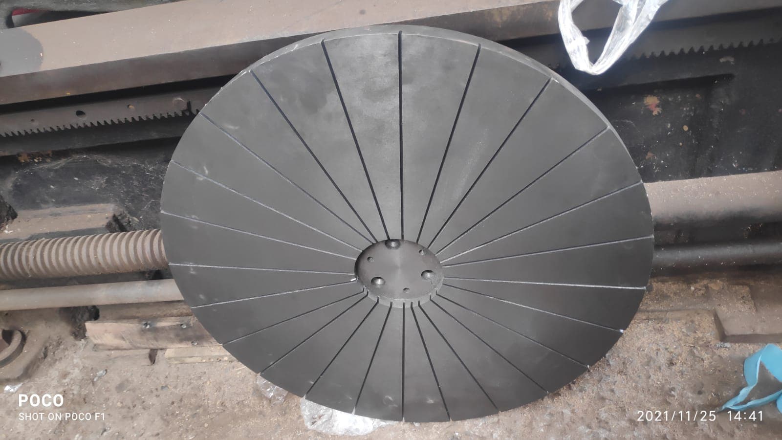 Radial Groove Lapping Plate