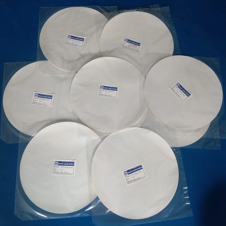 Precision polishing pad for final surface finish
